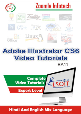

LSOIT Adobe Illustrator CS6 Video Tutorials in Hindi, Total 150 Lecturess and Total Duration 13 Hours(DVD)