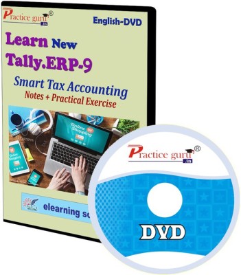 Practice guru Tally ERP 9 Smart Tax Accounting Notes + Practical Exercise(CD)