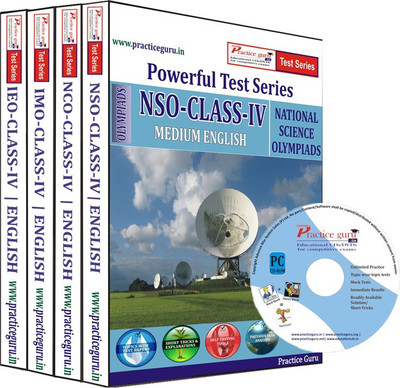 

Practice Guru Class 4 - Combo Pack (IMO / NSO / IEO / NCO) Test Series(CD)