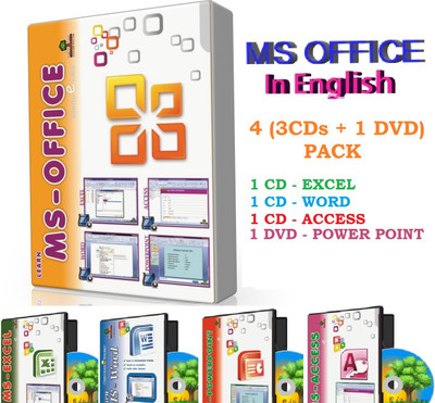

Edutree - Learn Ms Office Combo Pack ( In English ) Onscreentutor (20-22 Hrs Duration)(3 Cds+1 Dvd Pack-By Microsoft Ofiice Certified Specialist (Mscs))