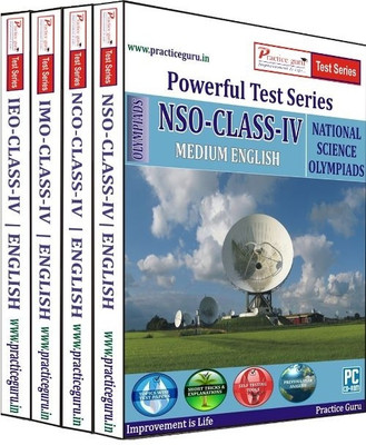 

Practice Guru Powerful Test Series (IMO / NSO / IEO / NCO) Medium English (Class - 4) (Combo Pack)