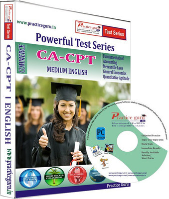 Practice Guru ca-cpt Test Series(CD) available at flipkart for Rs.379