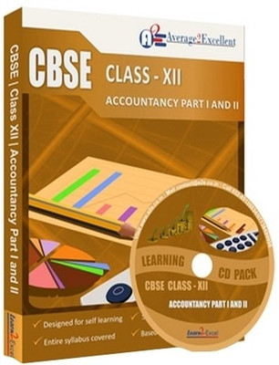 Average2excellent Class 12 Accountancy Part I and II Study Pack