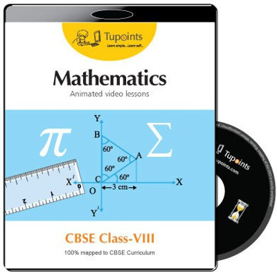 

Tupoints CBSE VIII Mathematics Animated video lessons(DVD)