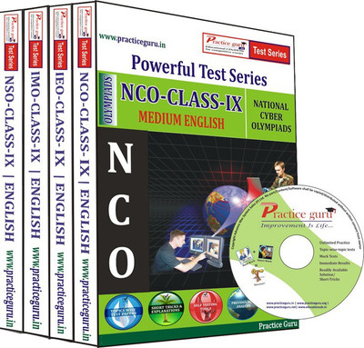 

Practice Guru Class 9 - Combo Pack (IMO / NSO / IEO / NCO) Test Series(CD)