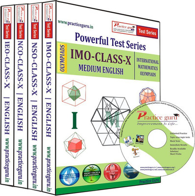 

Practice Guru Class 10 - Combo Pack (IMO / NSO / IEO / NCO) Test Series(CD)