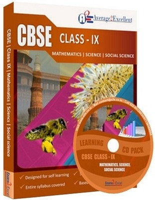Average2excellent Class 9 Combo Pack (Mathematics, Science, Social Science)