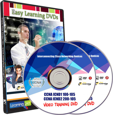 

Easy Learning CCNA ICND1 100-105 And 200-105 Exam Video Training Course on 2 DVDs(DVD)