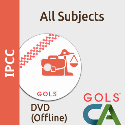 

GOLSOnlineCoaching CA IPCC all subject Offline(DVDs and Pendrive)