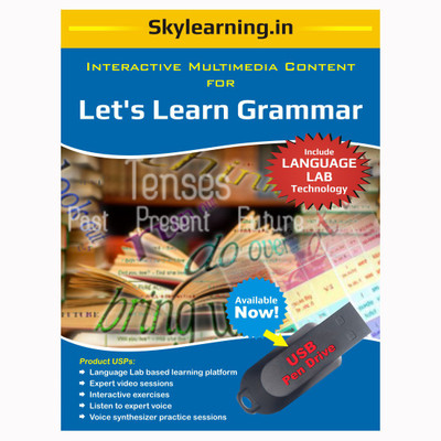 Skylearning.In Lets Learn Grammar (Pen Drive)(Let's Learn Grammar Pendrive Combo Pack)