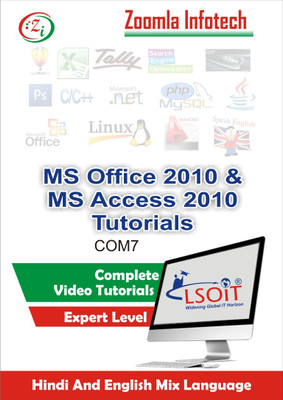 

LSOIT MS Office 2010 + MS ACCESS 2010 Video Tutorials in hindi ,Total 213 Lectures and Total Duration 29 Hours(DVD)