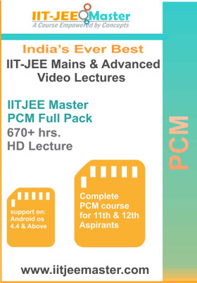 

IITJEEMaster IIT JEE Video Lectures : Physics chemistry maths For 1 year in SD-Card | (work on Android OS: Mobile phone & Calling Tablet)(SD-card)