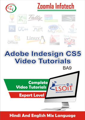

LSOIT Adobe Indesign CS5 Video Tutorials in Hindi, Total 107 Lectures and Total Duration 11 Hours(DVD)