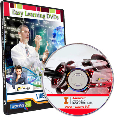 

Easy Learning Advanced Autodesk Inventor 2016 Video Training Tutorial DVD(DVD)