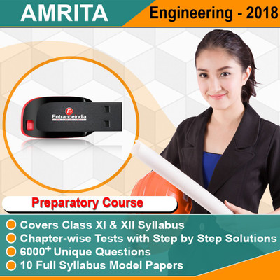 

Entranceindia.com AMRITA Engineering Entrance 2018 Preparatory Course with 10 Model Papers (Pendrive)(PEN DRIVE)