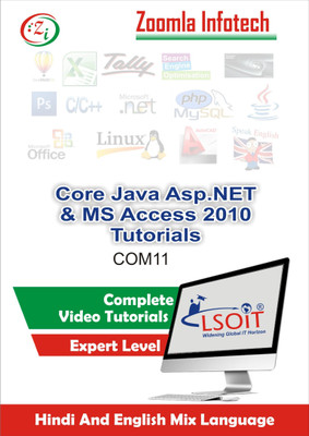 

LSOIT Core Java Programming+Asp.NET Programming Language + MS Access 2010 Video Tutorials in hindi , Total 453 Lectures and Total Duration 52 Hours(DVD)