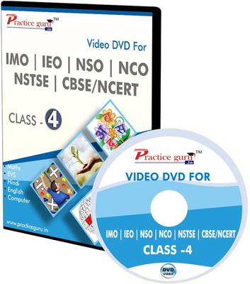 Practice guru Video Lectures & Computer Based Test Series for Olympiad Preparation - Class 4(DVD)