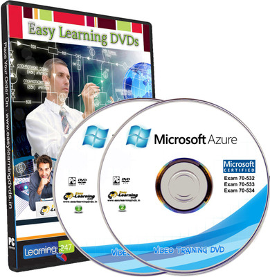 

Easy Learning Microsoft Azure Certification Exam 70-532,70-533, 70-534 Video Training on 2 DVDs(DVD)