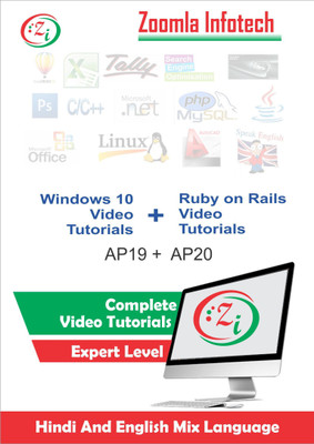 

Zoomla Infotech Windows 10 from Scratch & Ruby on Rails Learning Video Tutorials DVD/CD in Hindi(DVD/CD)