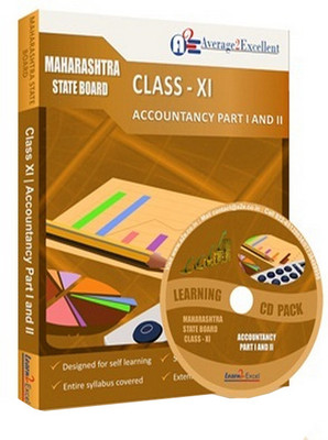 Average2excellent Class 11 Accountancy Part I and Part II Study Package
