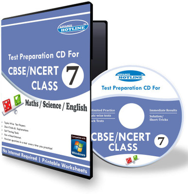 Advance Hotline Class 6 - Maths, Science & English Combo(CD)