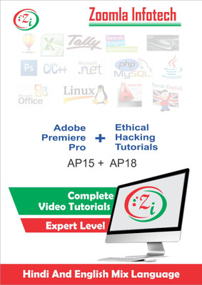 

Zoomla Infotech Editing in Premiere Pro CC & Complete Free Hacking Course: Go from Beginner to Expert Hacker in Hindi(DVD/CD)