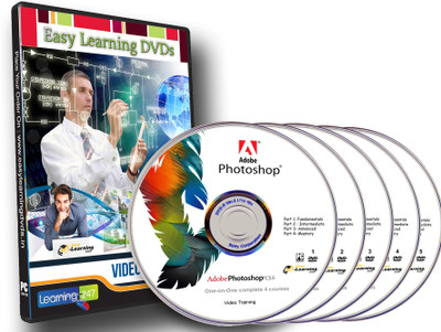 

Easy Learning Photoshop CS6 Complete 4 Courses (5 Video DVDs Pack)(DVD)