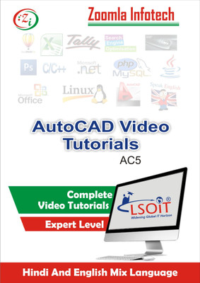 

LSOIT Learn Autocad Software Video Tutorials in Hindi, Total 89 Lectures and Total Duration 8 Hours(DVD)
