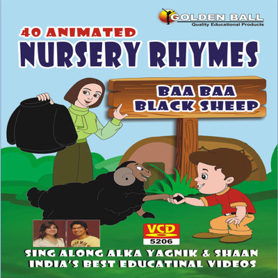 

Golden Ball 40 Animated Nursery Rhymes Baa Baa Black Sheep(VCD)