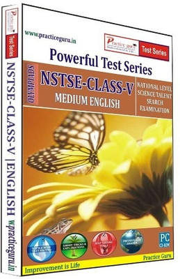 5% OFF on Practice guru Powerful Test Series NSTSE Medium English (Class - 5)(CD)