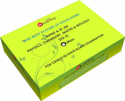 M Learning Video Lectures of Physics Chemistry Biology and Math for Class XI CBSE Upto AIPMT, AIIMS, IITJEE for MAC OS by M-Learning(External Hard Drive)