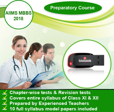 

Entranceindia.com AIIMS MBBS 2018 Preparatory Course with 10 Model Papers (Pen Drive)(PEN DRIVE)