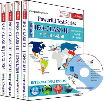 

Practice Guru Class 3 - Combo Pack (IMO / NSO / IEO / NCO) Test Series(CD)