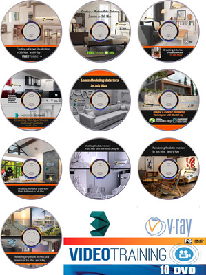 

Easy Learning Designing Interiors in 3ds Max Video Training 12 Courses Bundle Pack on 10 DVDs(DVD)