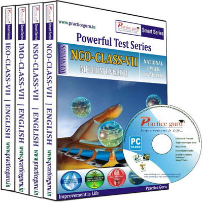 13% OFF on Practice Guru Powerful Test Series (NCO / NSO / IMO / IEO) Medium English (Class - 7) (Combo Pack)