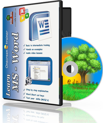 

Edutree Learn MS Word 2007 ( In Hindi ) OnScreen Tutor (4 - 5 Hrs Duration)(1 CD Pack - Prepared by Microsoft Certified Specialist (MSCE))