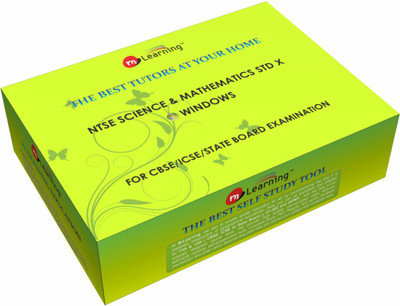 M Learning External Hard Disc for Mathematics and Science Video Lectures of Class 10 CBSE Upto NTSE Level on Windows OS(External Hard Drive)