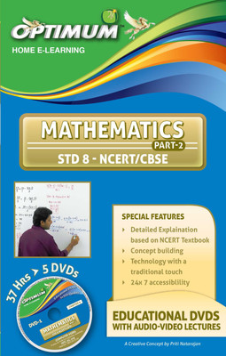 

Optimum Educators Educational DVDs CBSE/NCERT- STD 8- MATHEMATICS PART 2(DVD)