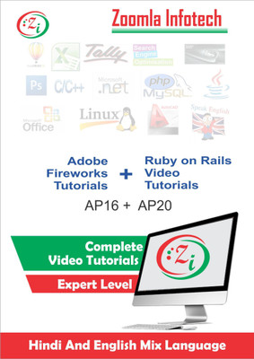 

Zoomla Infotech Adobe Fireworks Online Training & Learning Ruby on Rails Video Tutorials DVD/CD in Hindi(DVD/CD)