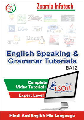 

LSOIT Learn English Speaking Course And Learn English Grammer Video Tutorials In hindi , Total Duration 15 Hours(DVD)