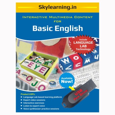 Skylearning.In Basic English (Pen Drive)(Basic English Pendrive Combo Pack)