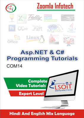 

LSOIT ASP.NET Programming+ C SHARP PROGRAMMING (C#) Video Tutorials in hindi , Total 344 Lecturess and Total Duration 42 Hours(DVD)