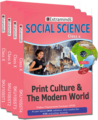 Extraminds Class X - Combo Social Science - Lecture DVD(DVD)