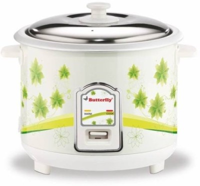 

Butterfly JADE 1.8 Electric Rice Cooker(1.8 L, White, Green), Green;white