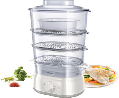 

Philips HD9125/00 Food Steamer(9 L, White)