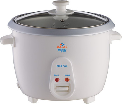 

Bajaj Rcx 6 Plus Electric Rice Cooker(1.8 L, White)