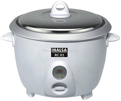 

Inalsa RC01 Electric Rice Cooker(1.8 L, White)