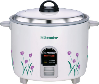 

Premier ERC22E Electric Rice Cooker with Steaming Feature(2.2 L, White)