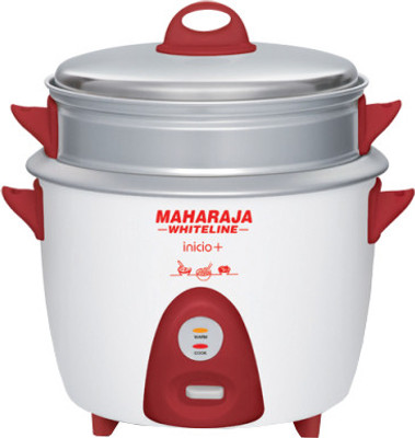 

Maharaja Whiteline RC 101 Electric Rice Cooker with Steaming Feature(1.8 L)