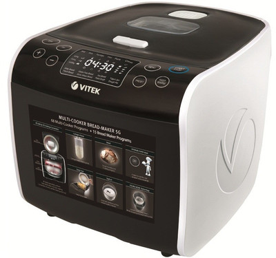 

VITEK VT-4209 BW-I Deep Fryer, Food Steamer, Rice Cooker, Slow Cooker, Travel Cooker(5 L, Black & White)